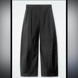 COS barrel leg utility Women's Black Wide-Leg Pants